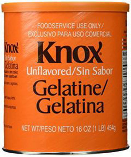 Picture of Knox - Pure Unflavored Gelatin - 1 lb, 12/case