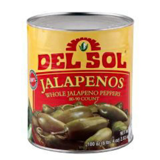 Picture of Del Sol - Whole Jalapenos In Escabeche - #10 Can, 6/case