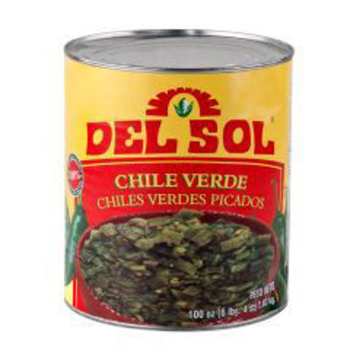 Picture of Del Sol - Diced Green Chiles - 28 oz cans, 12/case