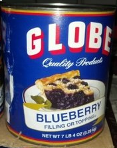 Picture of Globe - Blueberry Pie Filling - #10 cans, 6/case