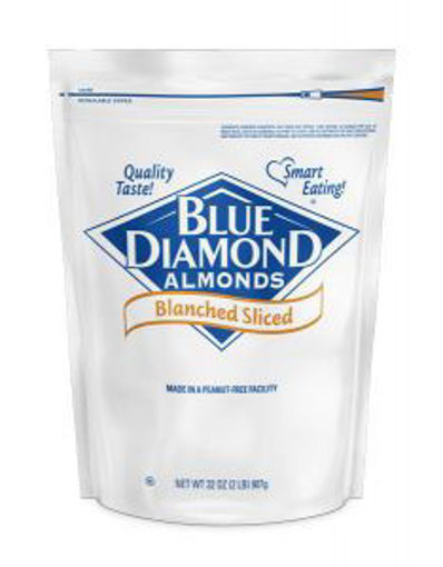 Picture of Blue Diamond - Blanched Sliced Almonds - 2 lbs, 4/case