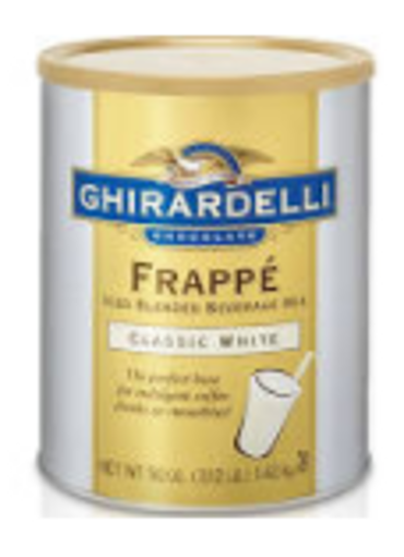 Picture of Ghirardelli - White Chocolate Frappe Mix - 3 lbs, 6/case
