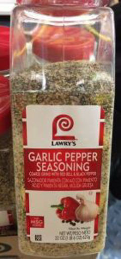 Picture of Lawrys - Garlic Pepper Seasoning - 22 oz, 6/case