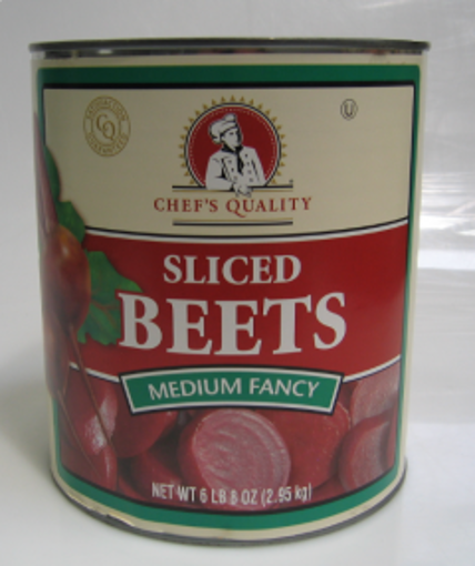 Picture of Chefs Quality - Sliced Beets - #10 cans, 6/case
