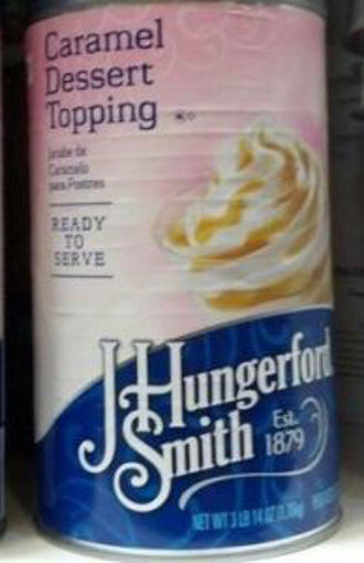 Picture of J. Hungerford Smith - Caramel Topping - 46oz. Can, 6/case