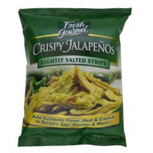 Picture of Fresh Gourmet - Lightly Salted Stips, Crispy Jalapenos - 1 lb, 10/case