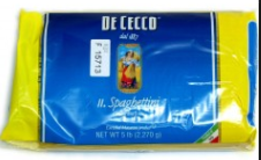 Picture of De Cecco - Spaghettini Pasta - 4/5 lb pkgs