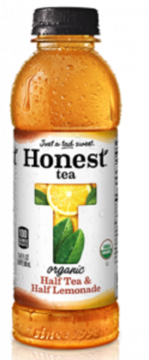 Picture of Honest Tea - Half Tea Half Lemonade - 12/16.9 oz plastic bottle