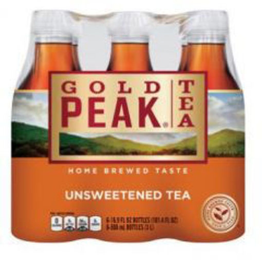 Picture of Gold Peak - Unsweetened Iced Tea - 12/18.5 oz plastic bottles