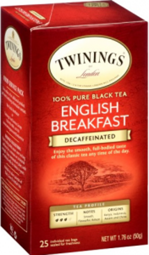 Picture of Twinings Tea - English Breakfast, Decaffeinated - 25 Ct, 6/case