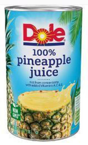 Picture of Dole - Pineapple Juice - 46 oz cans, 12/case