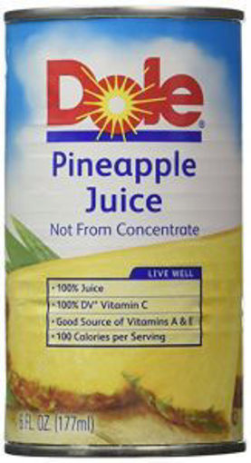 Picture of Dole - Pineapple Juice - 48/6 oz cans