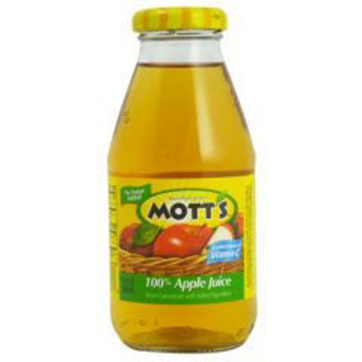 Picture of Motts Apple Juice - 24/10 oz glass bottles