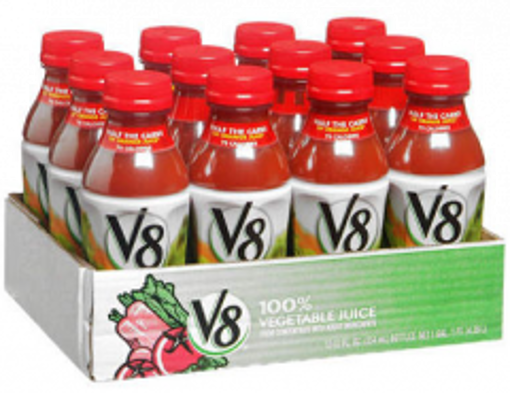 Picture of V8- Vegetable Juice - 12/12 oz plastic bottles