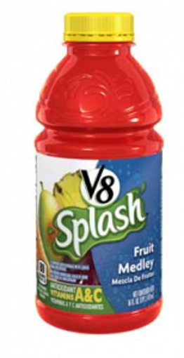 Picture of V8 Splash- Fruit Medley- 12/16 oz plastic bottles
