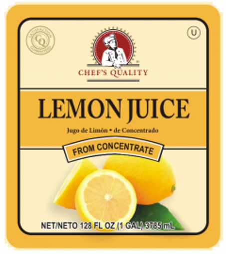 Picture of Chefs Quality - Lemon Juice - gallon, 4/case