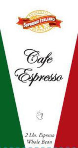 Picture of Supremo Italiano - Whole Bean Espresso Coffee - 2 lbs, 8/case