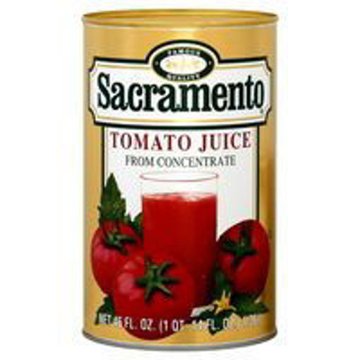 Picture of Sacramento - Tomato Juice - 46 oz cans, 12/case