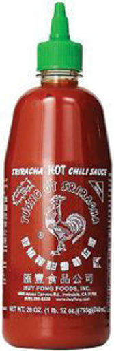 Picture of Huy Fong - Sriracha Hot Chili Sauce - 28 oz Bottle, 12 ct/case