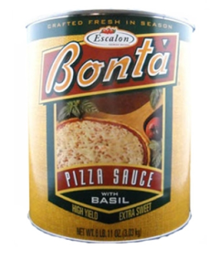 Picture of Bonta - Pizza Sauce with Basil - #10 Cans, 6/case