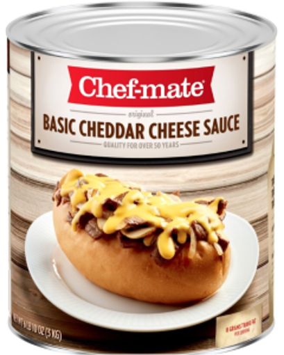 Picture of Chef-mate Cheddar Cheese Sauce - #10 Can 6/case