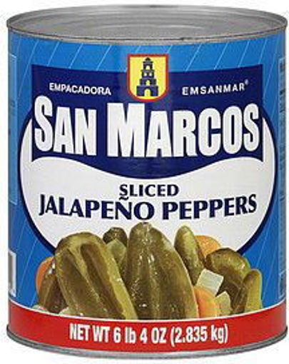 Picture of San Marcos - Sliced Jalapeno - #10, 6/case