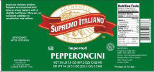 Picture of Supremo Italiano - Whole Pepperoncini - 5 gallon pail