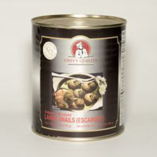 Picture of Chefs Quality - Escargot Large Snails - 28 oz Can, 12/case